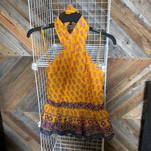 J.Crew halter peplum top